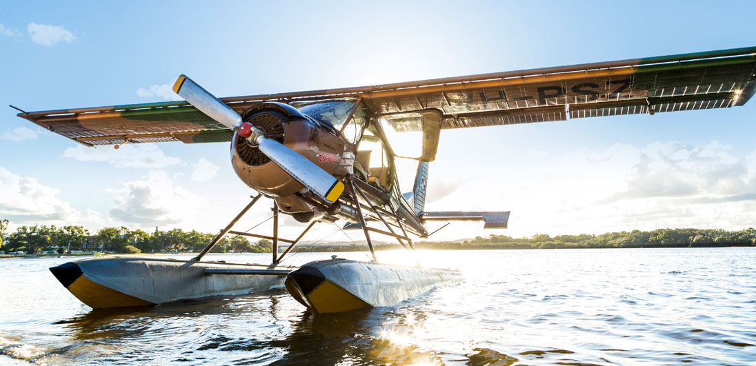 Paradise Seaplanes' Adventure Flights are ranked in the Top 10 Things To Do on the Sunshine Coast